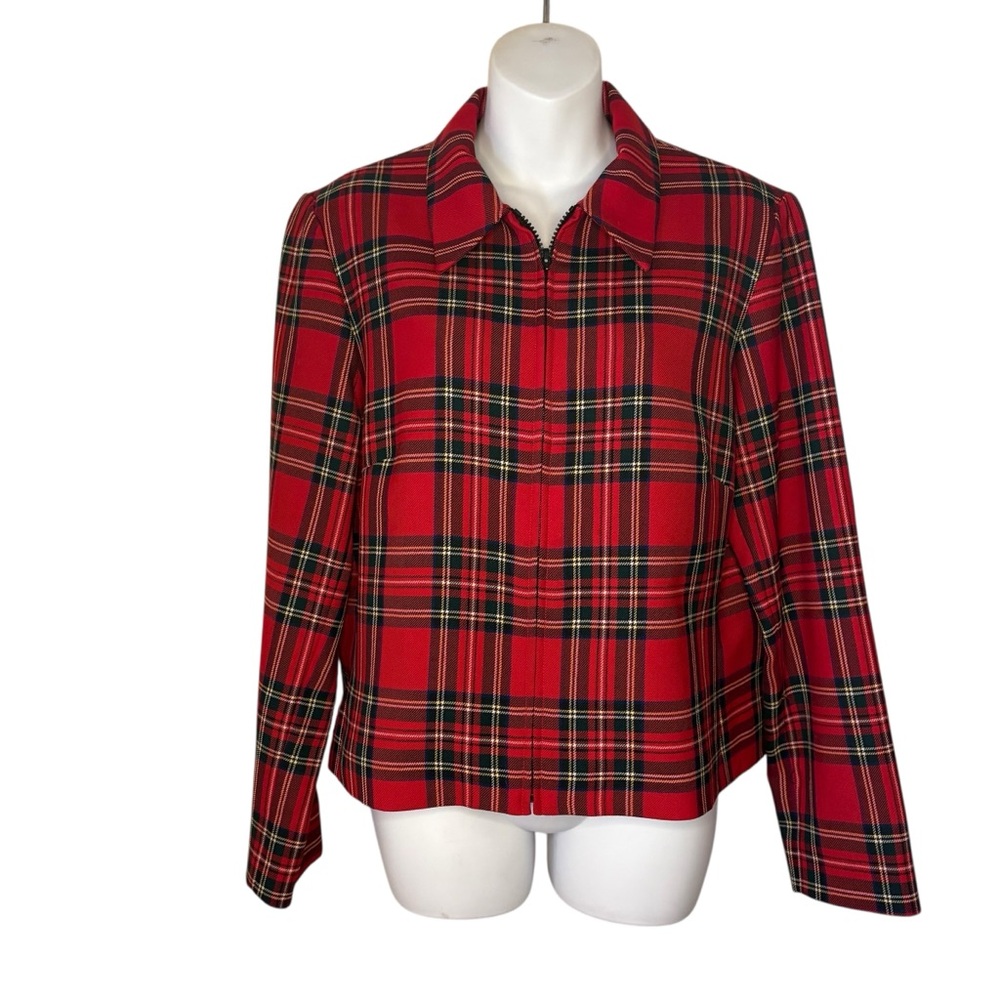 Pendleton Lightweight Merino Wool Zip Jacket/Card… - image 1